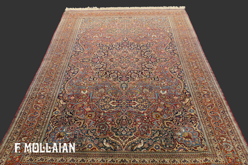 Antique Persian Mashad Rug n°:72628615